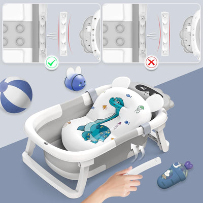 Foldable Baby Bathtub with Non-Slip Support