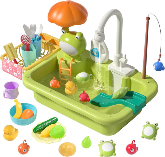 Velora™ Toy Kitchen with Magic Faucet
