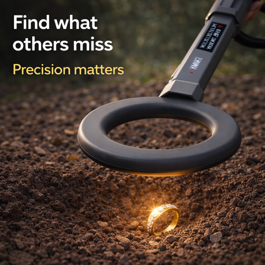 Metal Detector -  Detect Hidden Metal in Seconds, fully waterproof 360° Search