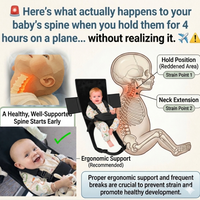 Velora™ Airplane Bed The Baby Flight Hammock That Gives You Both Hands Back