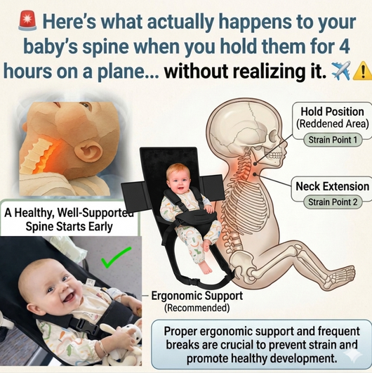 Velora™ Airplane Bed The Baby Flight Hammock That Gives You Both Hands Back