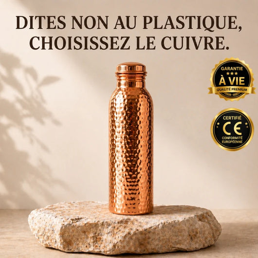 Velora Bouteille en Cuivre Certifiée®