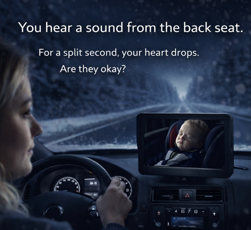 Evelis BabyCare™ LiveView Baby Car Monitor