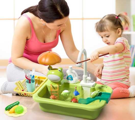 Velora™ Toy Kitchen with Magic Faucet