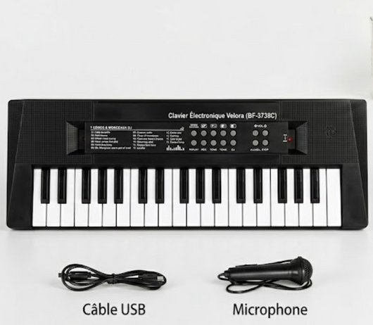 Velora Mélodie™ | Le premier piano de votre enfant, pour éveiller sa passion pour la musique