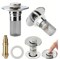 Bouchon de vidange pop-up avec filtre intégré