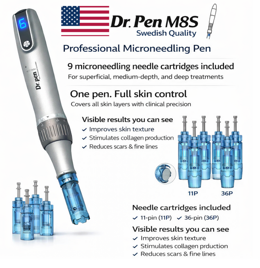 Clinic Level Microneedling at home - Erase wrinkles. Rebuild collagen in only 2 Weeks!