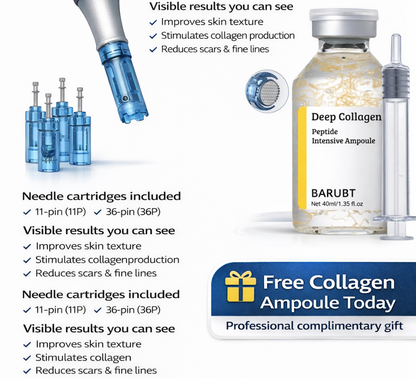 Clinic Level Microneedling at home - Erase wrinkles. Rebuild collagen in only 2 Weeks!