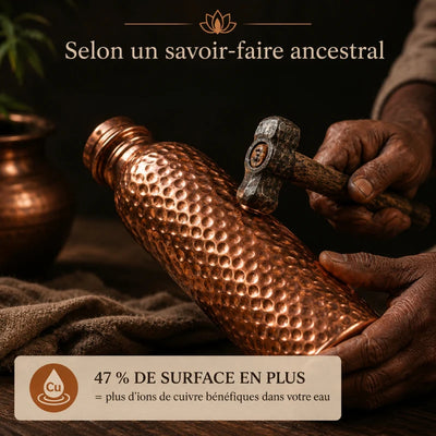 Velora Bouteille en Cuivre Certifiée®