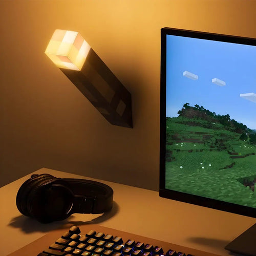 Torche Pixel™ | La Veilleuse Minecraft… mais en vrai !