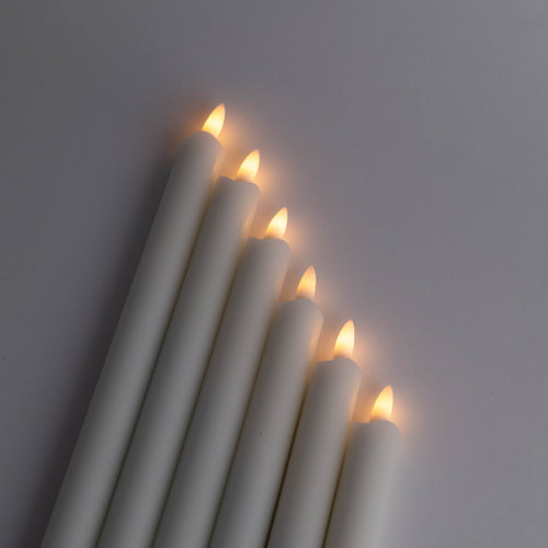Velora Flamme™ Bougies LED rechargeables, lot de 6